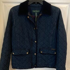 Lauren Ralph Lauren Quilted Utility Jacket - Navy